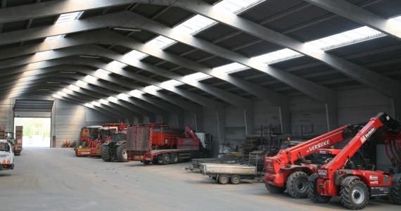 Hangar à machines